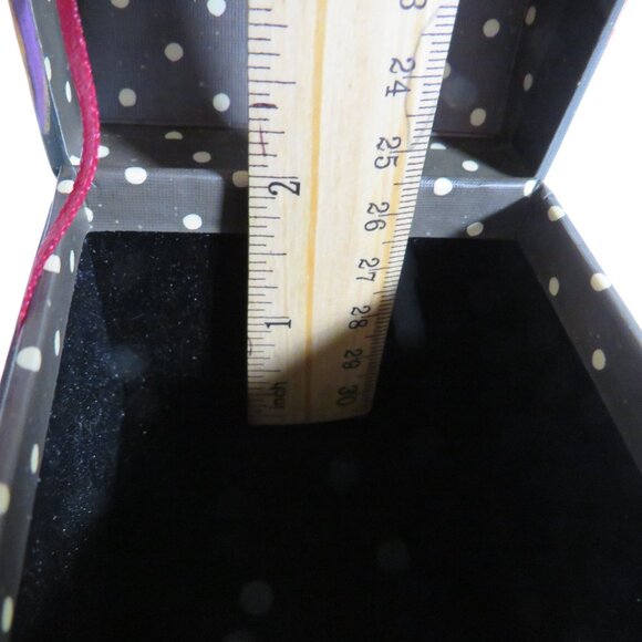 Red Hat Ring Gift Box with Domed Lid & Soft Felt inside Susan Winget Bob's Boxes - Picture 10 of 12